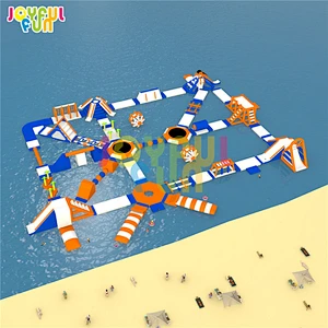 Joyful Fun factory inflatable sea water park prices
