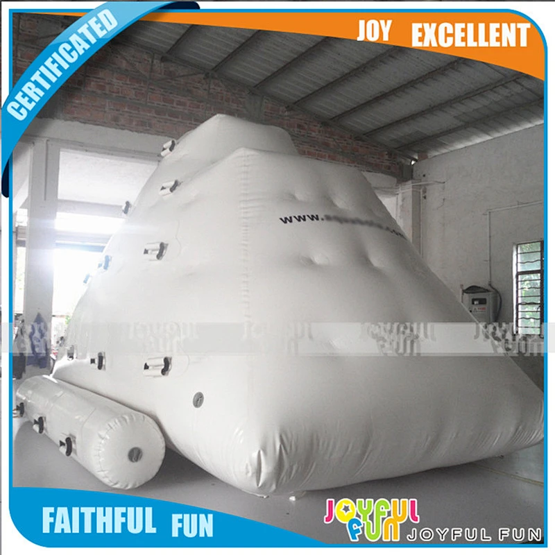 Cheap Price Camping Inflatable Iceberg with Slide for Sale