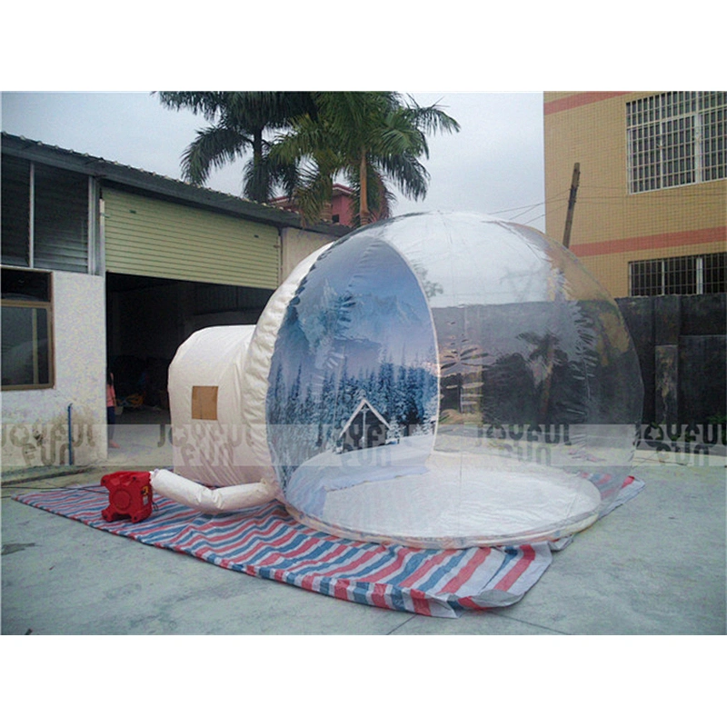 Outdoor Attractive Clear Large Inflatable Snow Globe for Christmas Decoration Sale