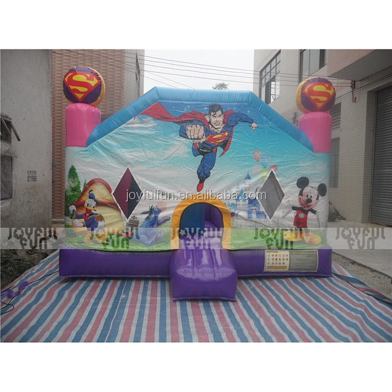 China Wholesale Customized Cartoon Print Bouncy Castle Prices Jumping Inflatable Bouncer for Kids