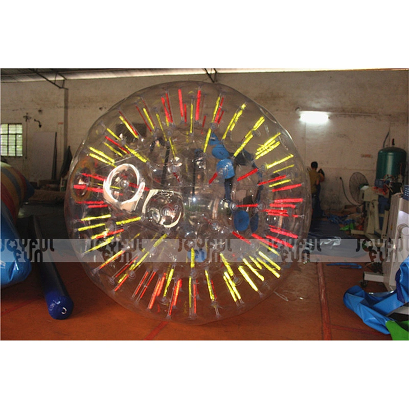 Commercial inflatable toys fluorescence zorb ball inflatable interesting game for event