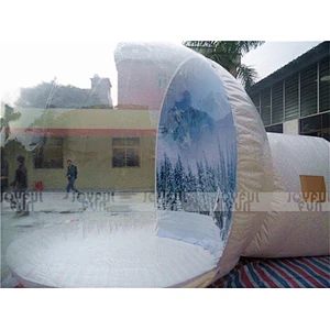 Outdoor Attractive Clear Large Inflatable Snow Globe for Christmas Decoration Sale