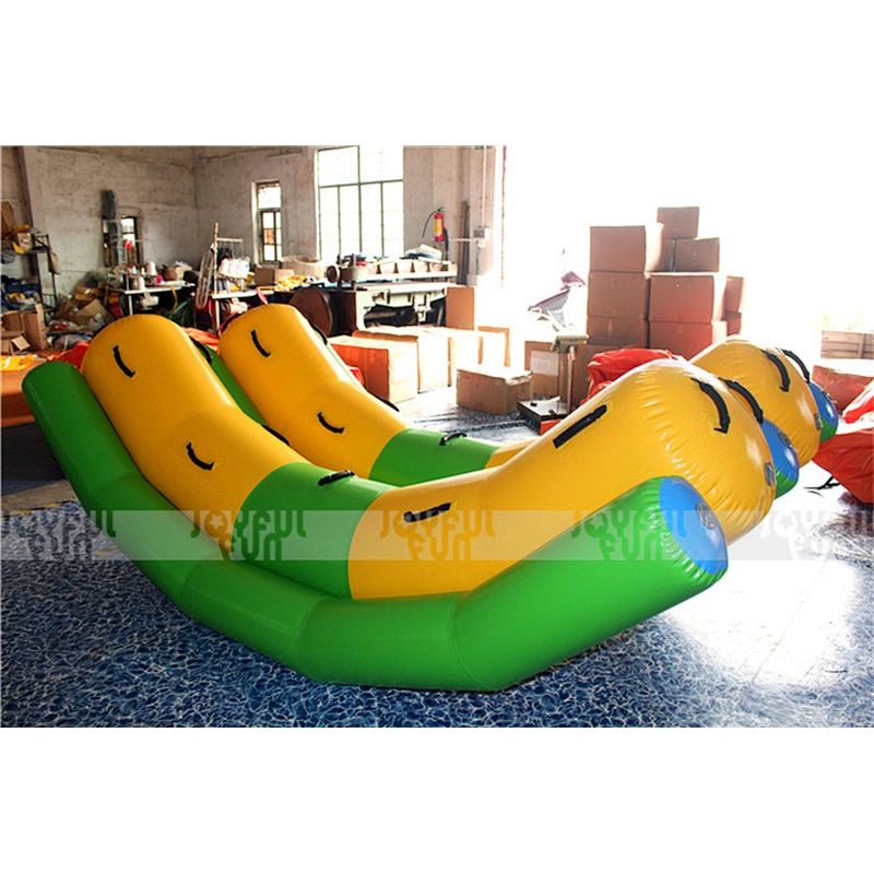 Chinese Factory Inflatable sled See Saw Double Tubes with Handles used in Water for Sale