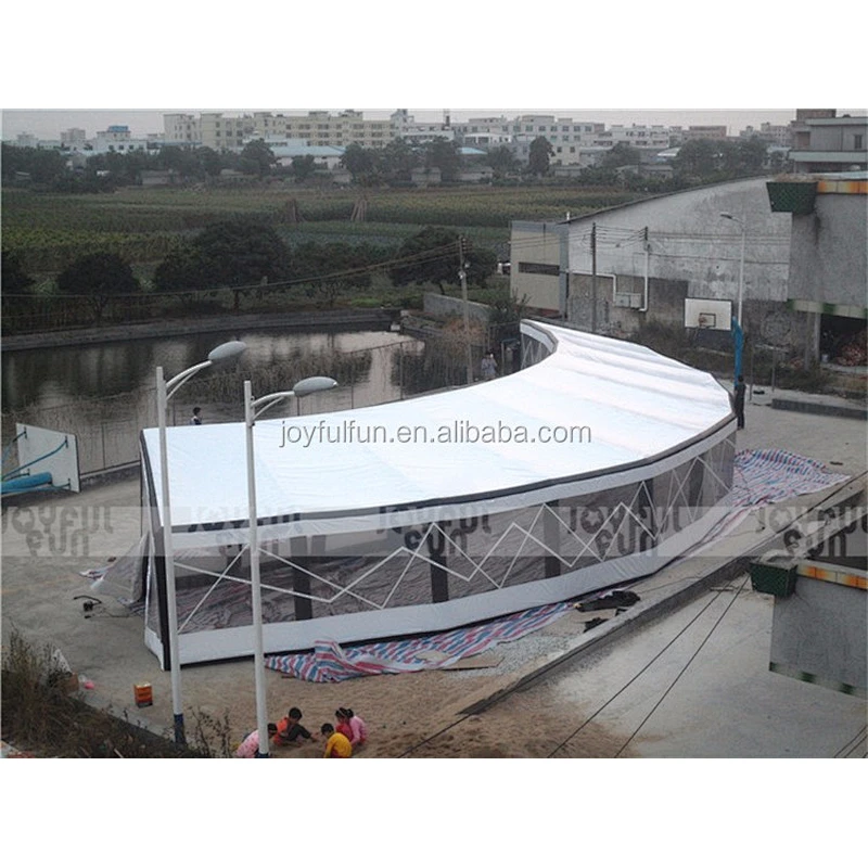 Custom size inflatable clear wedding party tent for event
