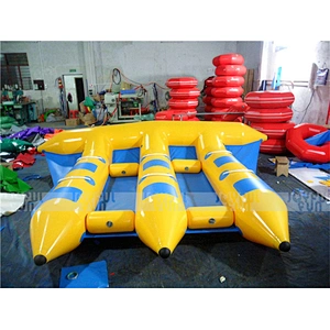 Popular water game inflatable fly fish tube towable inflatable banana boat