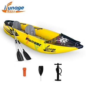 Joyful Fun factory 2 person sit on top tandem kayak sea kayak double canoe inflatable cheap kayaks