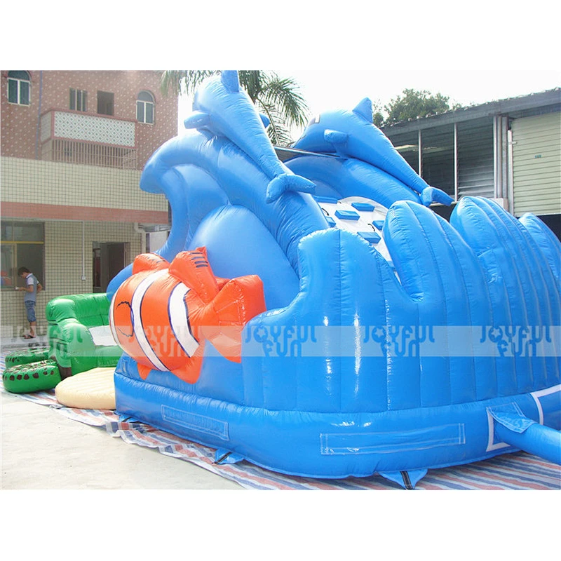 Good Rating Water Giant Inflatable Slide Used Inflatable Water Slide with Pool for Sale