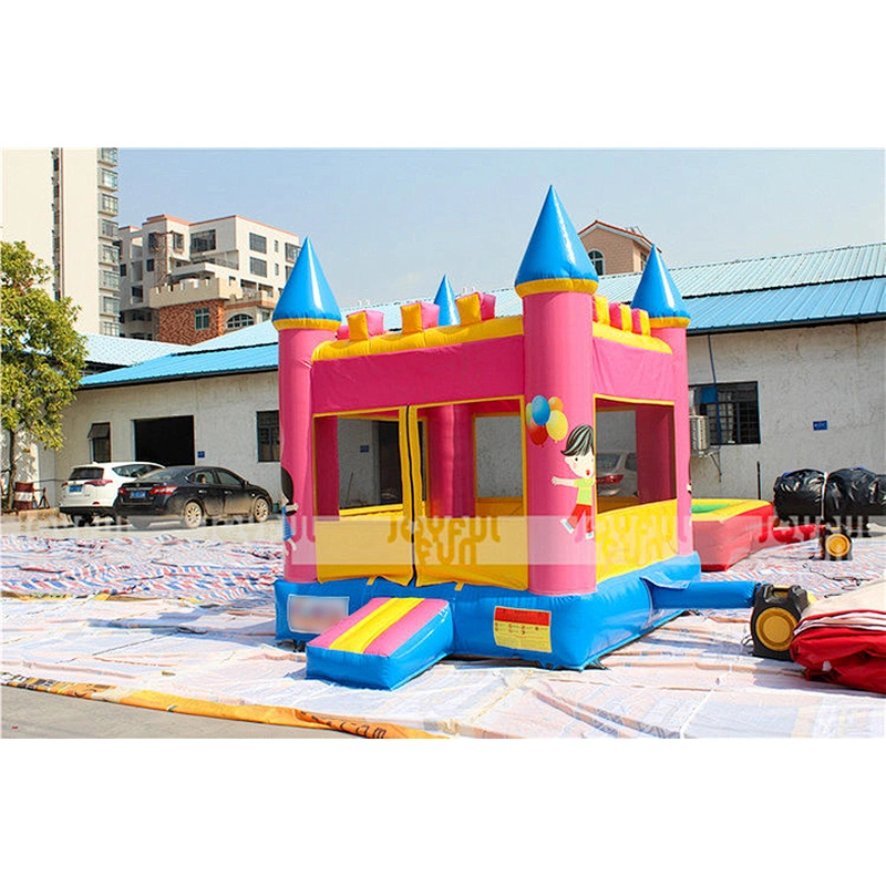 Indoor cute small inflatable jumping bouncer castle for kids