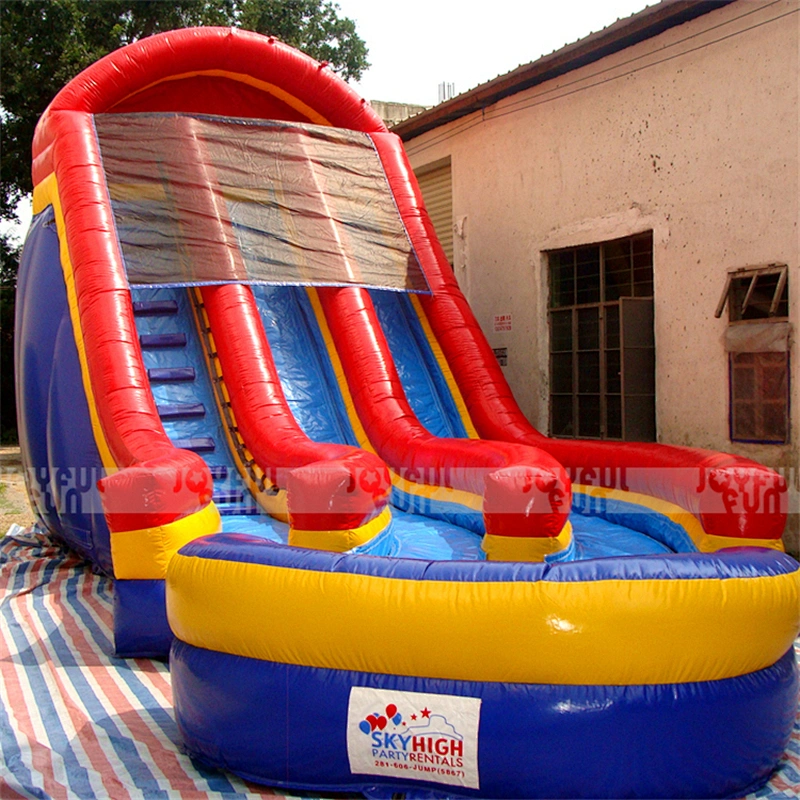 Quality Slogan for Manufacturing Hot Selling Customized Inflatable Slide with Pool