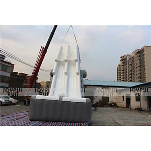 Factory Hot Sale Large Inflatable Boat Slide Toys for Sale