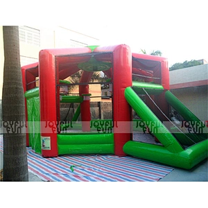 Professional Sport equipment Inflatable Basketball fence Outdoor inflatable adult teenager sport game ball frame for sale