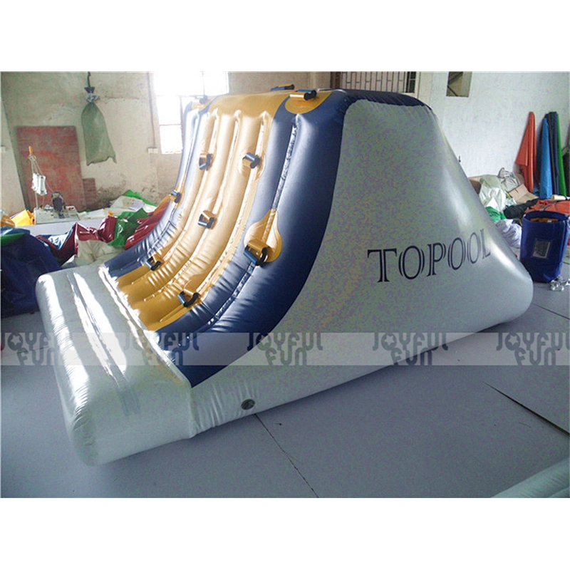 Giant inflatable aqua park pool water slides, customized inflatable round slide for sales