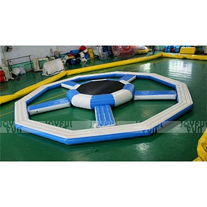 Profession Supplier High Quality Outdoor Water Island Used Commercial Giant Inflatable Water Island in Water Play Equipment