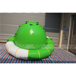 Customized UFO inflatable water floating toys for sale