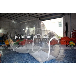 Tiny House Good Rating Party Outdoor Christmas Decor Transparent PVC Inflatable Tent for Sale