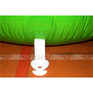 Customized color inflatable water floating wresting with drag string pvc kids swim ring for sale