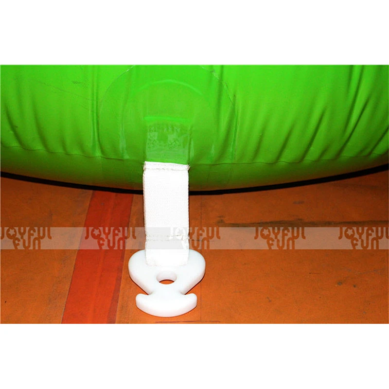 Customized color inflatable water floating wresting with drag string pvc kids swim ring for sale