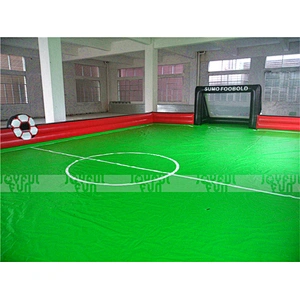 China factory big inflatable football filed interesting game inflatable soccer sport filed for sale