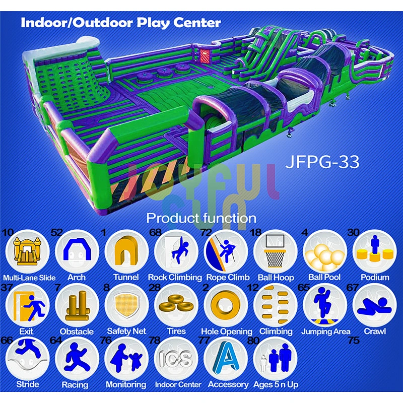 Large Inflatable Park Commercial Indoor Outdoor Playground Equipment Inflatable Theme Park