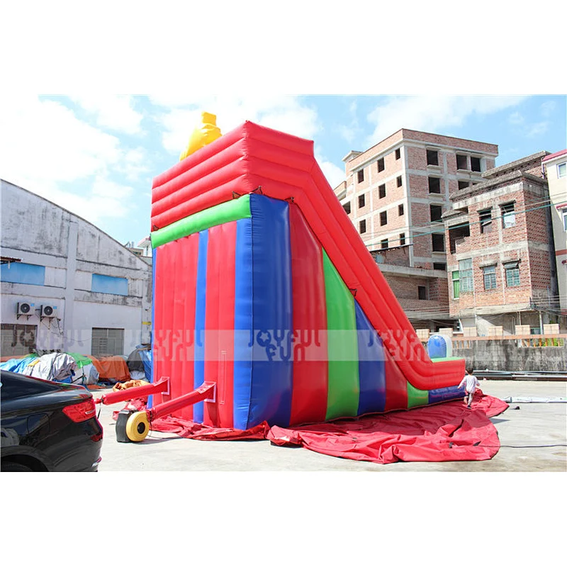 Hot sale cheap price inflatable clown slide clown theme slide inflatable dry slide for kids