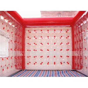 Fashionable new design square transparent tent inflatable tent for sale