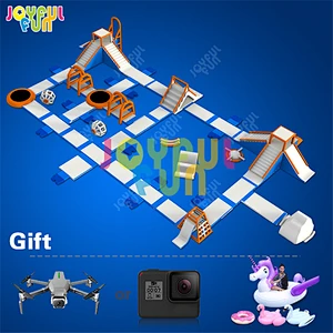 Joyful Fun Used Commercial Outdoor Large Inflatable Floating Water Park