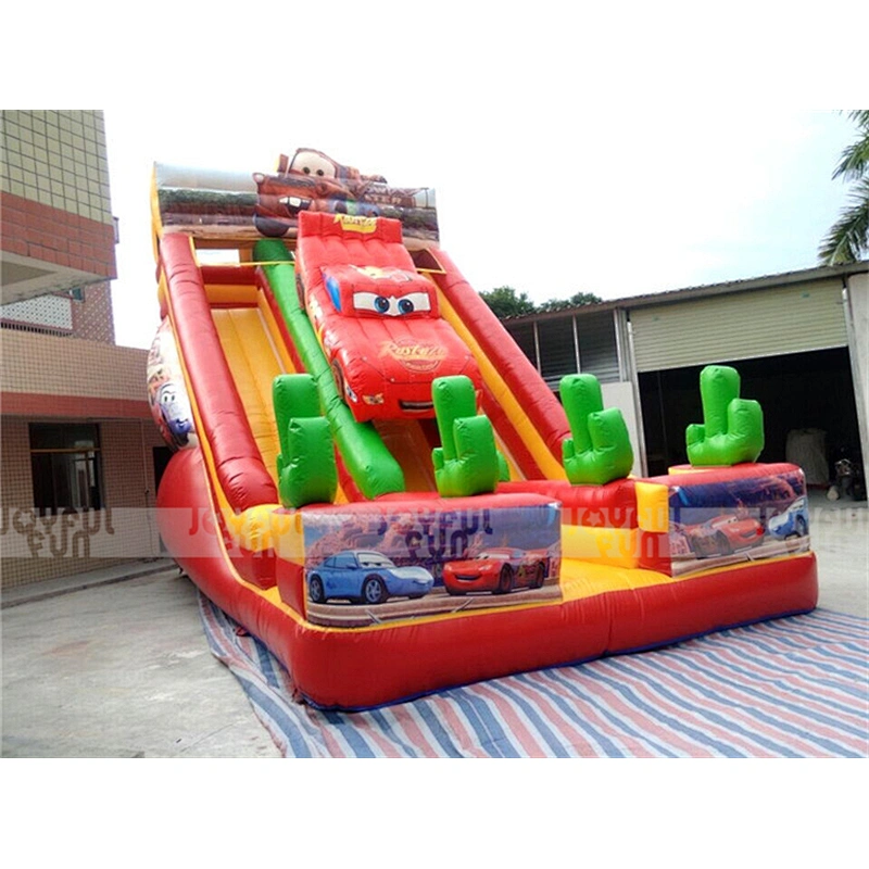 Indoor Playground Equipment 2017 Excellent Car Inflatable Slide Children Slide for Sales