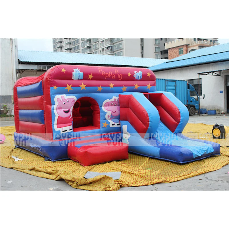 Customized Cartoon Kids Toys Bouncy Castle Jumping Inflatable Bounce House with Slide