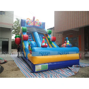 Christmas theme giant inflatable slide for sale, used inflatable baby bouncer for toys