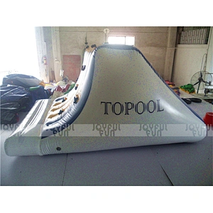 Giant inflatable aqua park pool water slides, customized inflatable round slide for sales