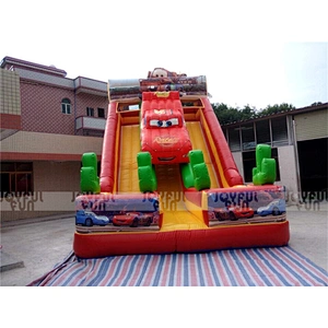 Indoor Playground Equipment 2017 Excellent Car Inflatable Slide Children Slide for Sales
