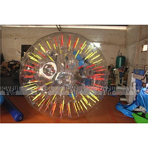 Commercial inflatable toys fluorescence zorb ball inflatable interesting game for event