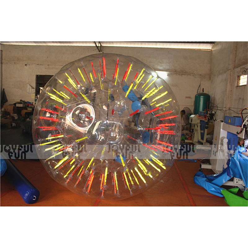 Commercial inflatable toys fluorescence zorb ball inflatable interesting game for event