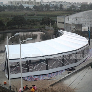 High quality popular inflatable arc shaped welding tents for event or party