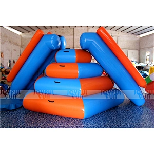 Commercial customize giant inflatable floating water slide for amusement equipment