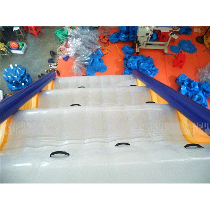 Large water toys inflatable floating climbing water slides for swimming pool