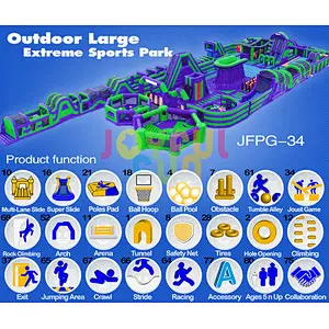 Large Inflatable Park Commercial Indoor Outdoor Playground Equipment Inflatable Theme Park