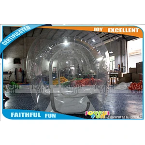 New Arrivals 2018 Customized design Inflatable clear PVC bubble ball dome tent toys for kids
