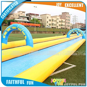 High Quality Factory Price 1000FT Long Slip Inflatable Water Slide Inflatable Wet Slide Slide the City