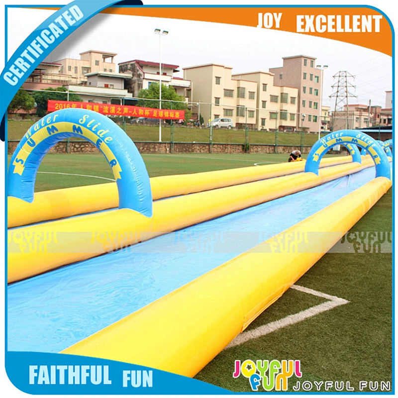High Quality Factory Price 1000FT Long Slip Inflatable Water Slide Inflatable Wet Slide Slide the City