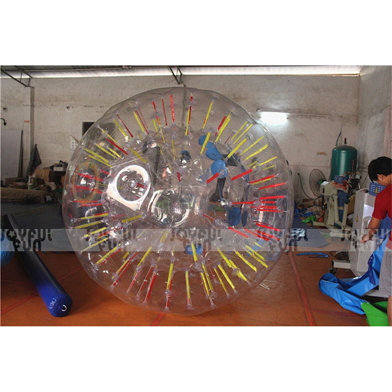 Commercial inflatable toys fluorescence zorb ball inflatable interesting game for event