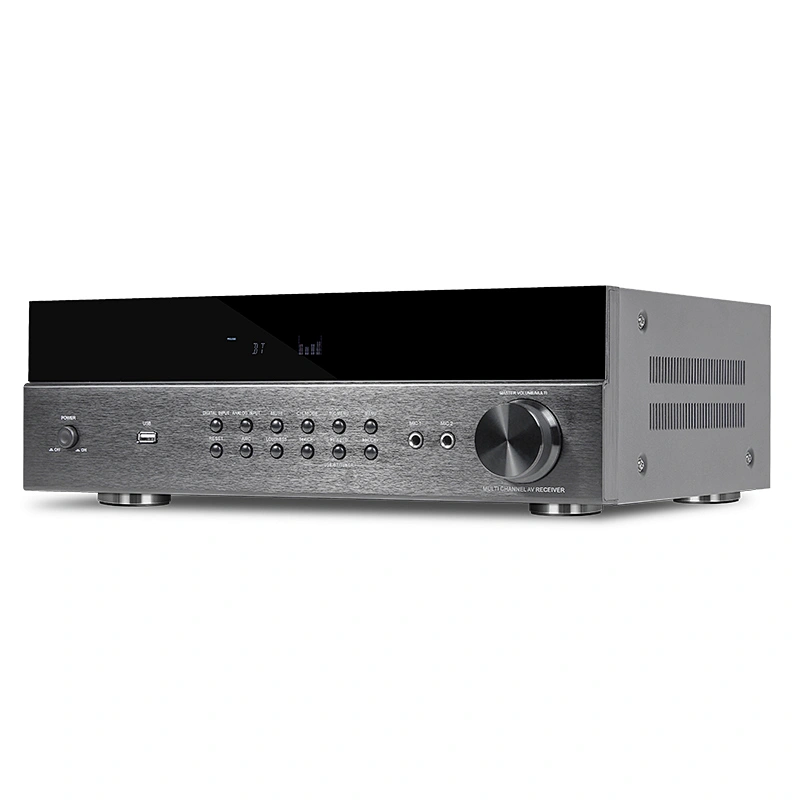 豪韵（HYPER SOUND）大功率4K高清光纤同轴7.1解码家用家庭影院功放机
