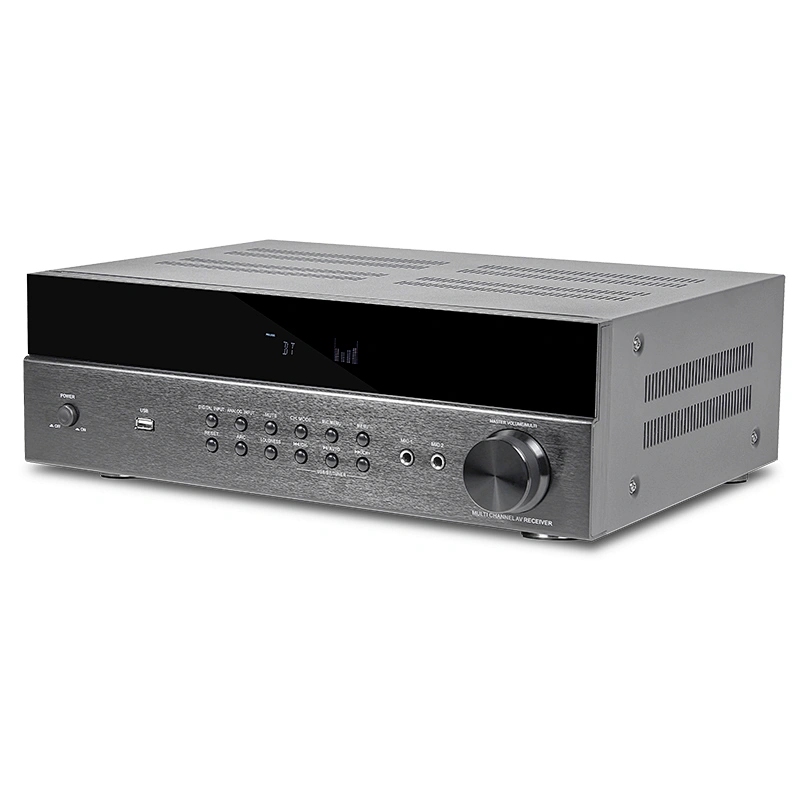 豪韵（HYPER SOUND）大功率4K高清光纤同轴7.1解码家用家庭影院功放机