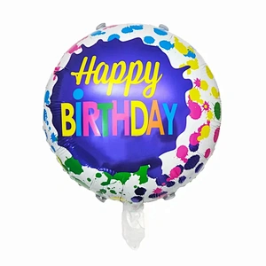 18 inch happy birthday globos aluminum foil helium mylar balloon wholesale children's birthday party decoration balloon supplies