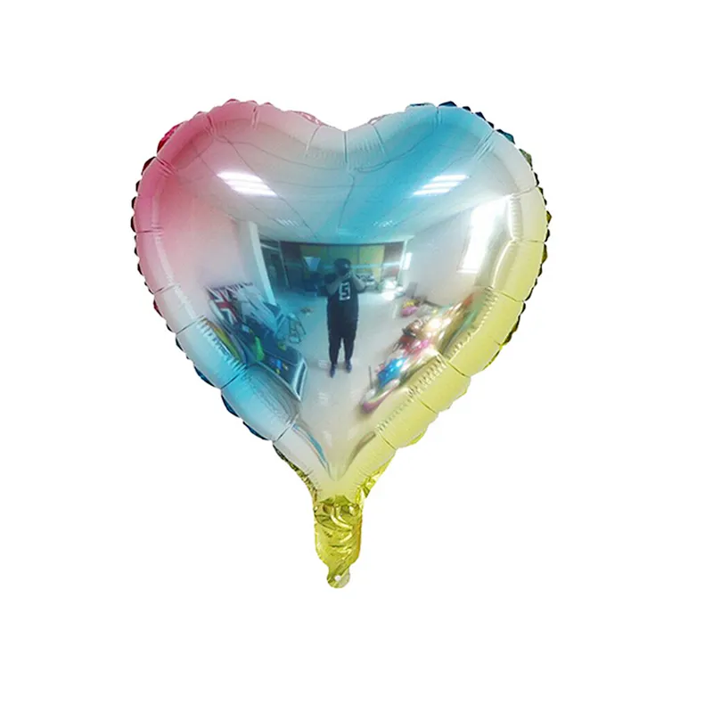 18 inch pure color five-pointed star helium foil balloons wedding party decoration star globos logo custom ballons wholesale