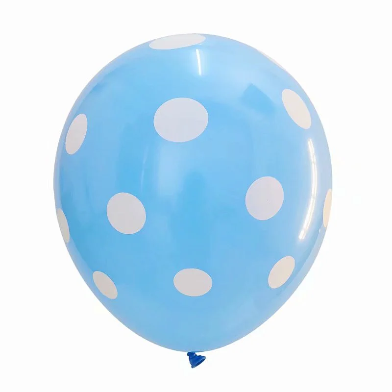 Wholesale New Design 12 Inch 2.8g Transparent Polka Dot Party Decoration Latex Balloon