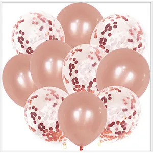 Hot Selling Multi Colors Confetti latex globos 10pcs 12 inches Set Wedding birthday Party Baby shower Latex Balloon