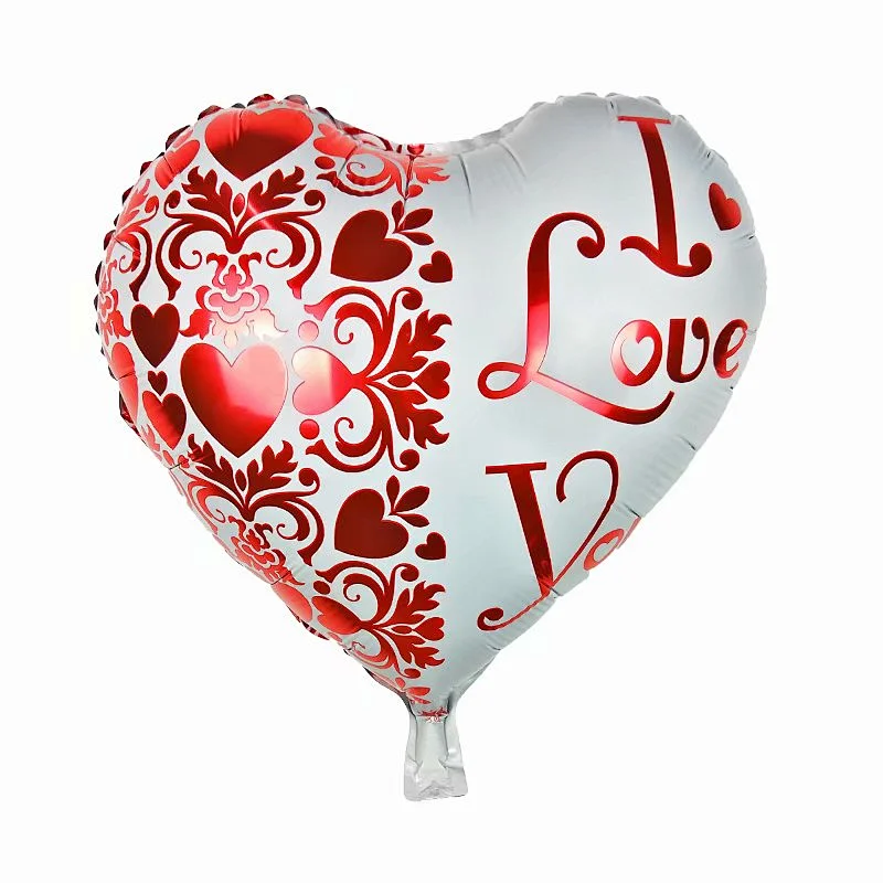 18inch heart shape love spanish Te Amo helium mylar foil balloons globos Valentine's Day balloons party wedding decoration