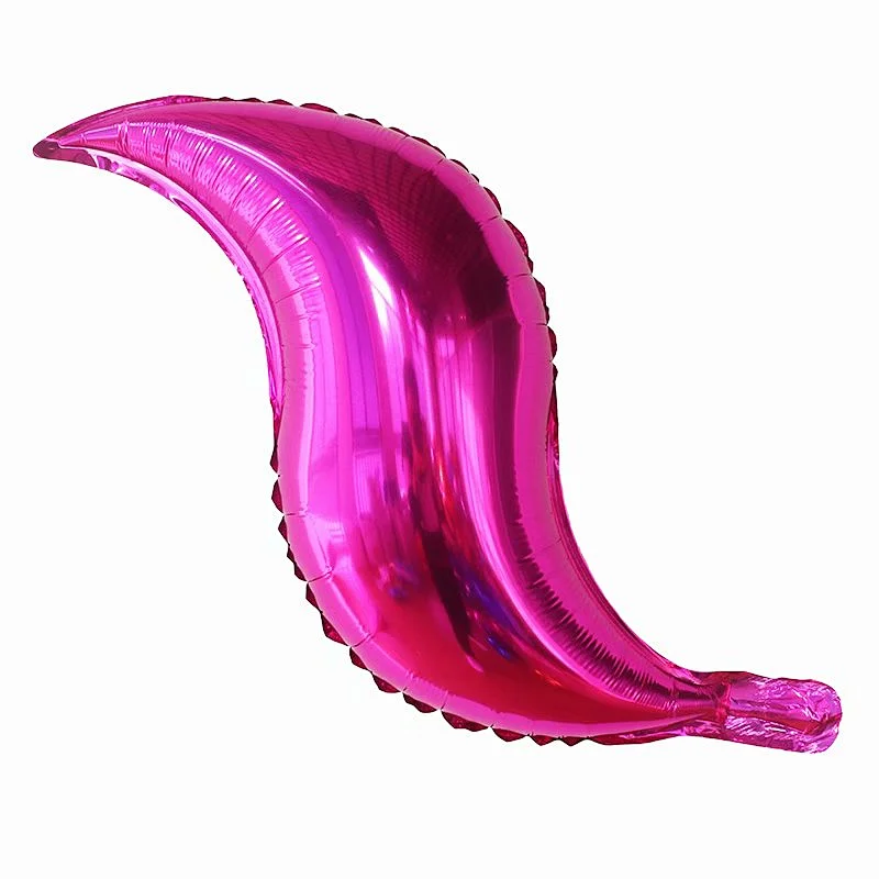 24 Inch Party Decoration Aluminum Foil Balloon S Shape Solid Color Decoration Mylar Foil Balloons Wholesale