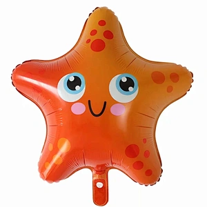 Mini Marine Animal Foil Balloon Birthday Party Cute Crab Starfish Octopus Balloon Manufacturer
